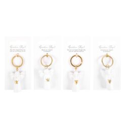 Alternative view of Set of 24 Guardian Angel Key Rings on Display