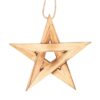 Hanging Wooden Pentagram Decoration Hanging Wooden Pentagram Decoration