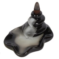 Alternative view of Large Pebbles Backflow Incense Burner
