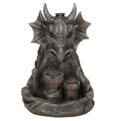 Alternative view of Grey Dragon Backflow Incense Burner