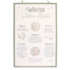 30cm Winter Solstice Rituals MDF Hanging Sign