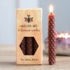 Set of 6 Brown Beeswax Spell Candles Set of 6 Brown Beeswax Spell Candles