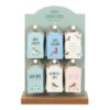 Set of 36 Garden Bird Mini Signs on Display