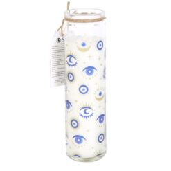 Alternative view of All Seeing Eye White Sage Tube Candle