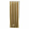 Set of 4 Gold Taper Candles