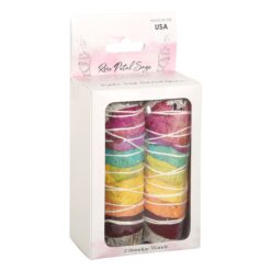 Alternative view of Set of 2 Rose Petal Sage Smudge Wands