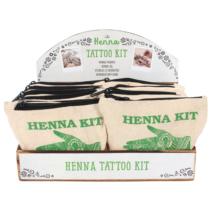 Set of 12 Fiesta Fun Henna Kits in Display Set of 12 Fiesta Fun Henna Kits in Display