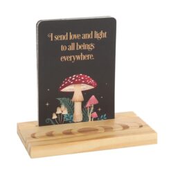 Alternative view of Affirmation Cards with Wooden Stand