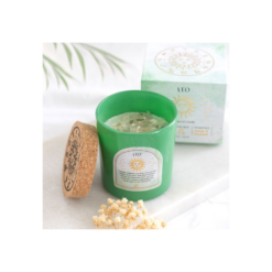 Alternative view of Leo Orange & Bergamot Gemstone Zodiac Candle