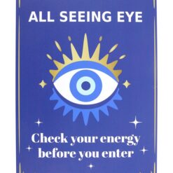 Alternative view of 30cm All Seeing Eye Metal Hanging Sign