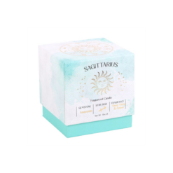 Alternative view of Sagittarius Ylang Ylang & Amber Gemstone Zodiac Candle