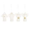 Set of 24 Angel Sentiment Ornaments on Display