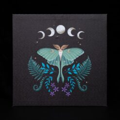 Alternative view of Luna Moth Light Up Canvas Plaque