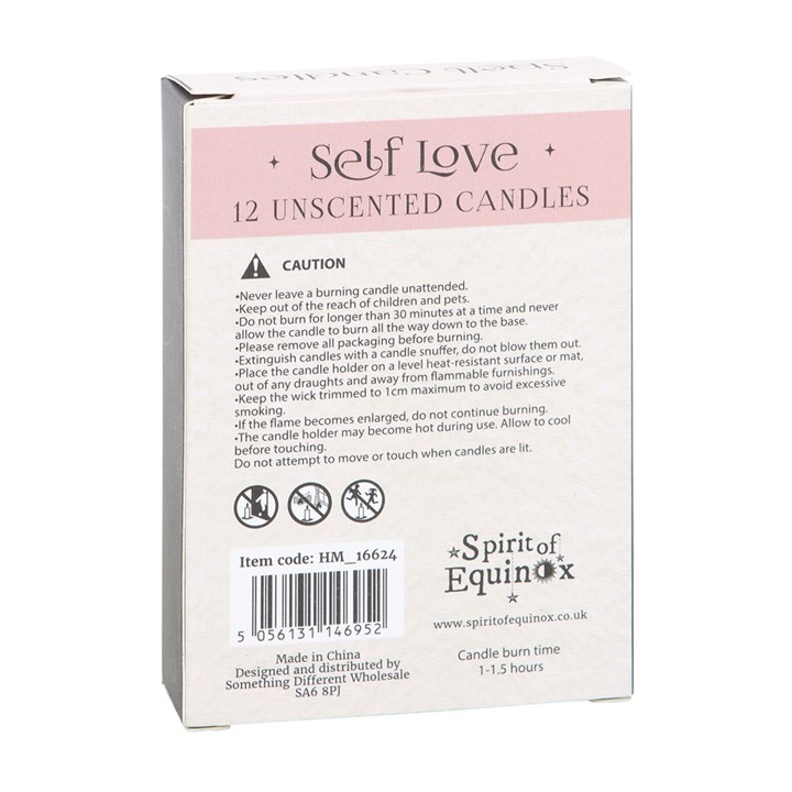 Pack of 12 Self Love Spell Candles Pack of 12 Self Love Spell Candles - Image 2