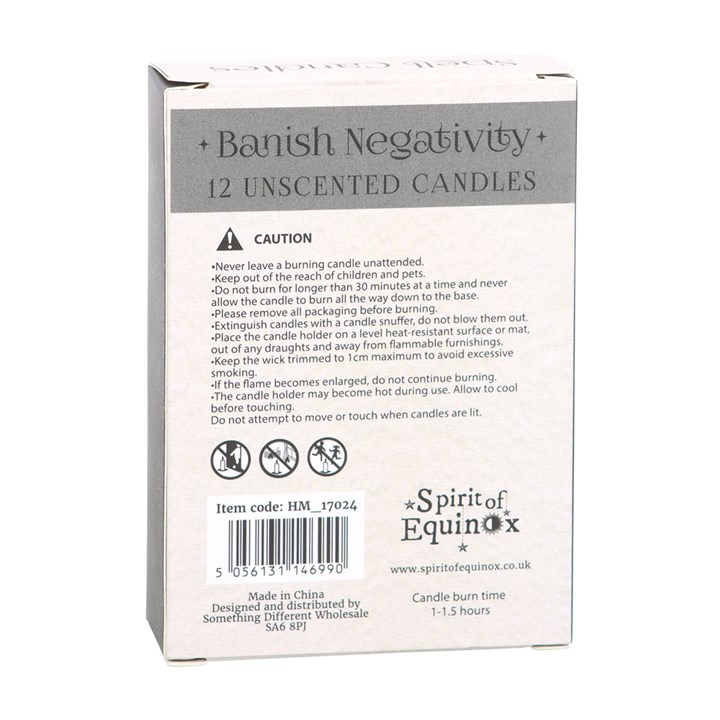 Pack of 12 Banish Negativity Spell Candles Pack of 12 Banish Negativity Spell Candles - Image 2