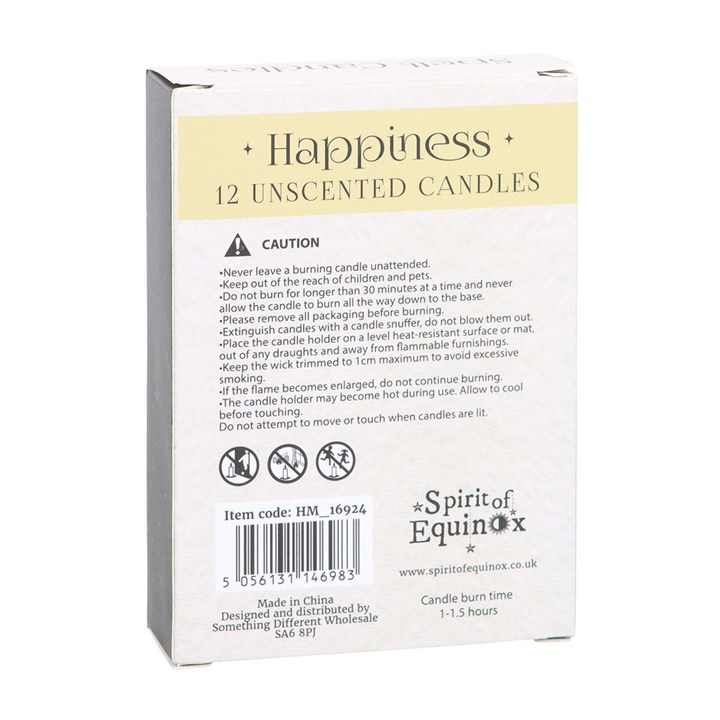 Pack of 12 Happiness Spell Candles Pack of 12 Happiness Spell Candles - Image 2