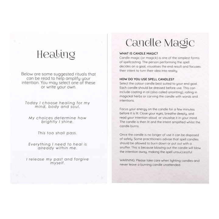Pack of 12 Healing Spell Candles Pack of 12 Healing Spell Candles - Image 4