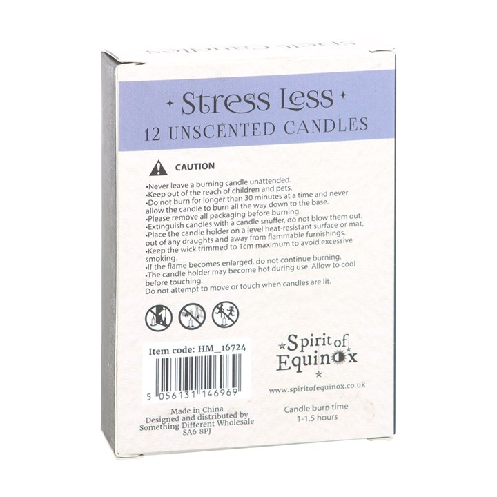 Pack of 12 Stress Less Spell Candles Pack of 12 Stress Less Spell Candles - Image 2