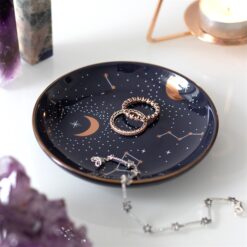 Alternative view of 10.5cm Ceramic Purple Star Sign Trinket Dish