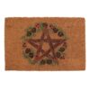 Natural Winter Solstice Pentagram Doormat Natural Winter Solstice Pentagram Doormat