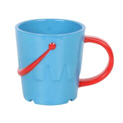 Alternative view of Bucket Shaped Ceramic Mug with Spade Spoon