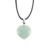 Green Adventurine Healing Crystal Heart Necklace Green Adventurine Healing Crystal Heart Necklace