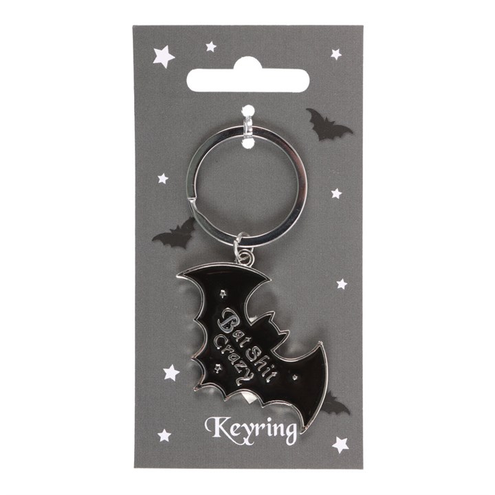 Bat Shit Crazy Keyring Bat Shit Crazy Keyring