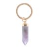 Amethyst Semi Precious Crystal Keyring