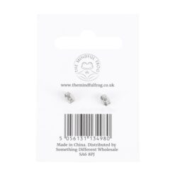 Alternative view of Rose Quartz Semi Precious Crystal Earrings