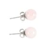 Rose Quartz Semi Precious Crystal Earrings Rose Quartz Semi Precious Crystal Earrings
