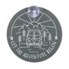 Let The Adventure Begin Window Sign