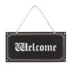 Gothic Welcome Hanging Sign Gothic Welcome Hanging Sign