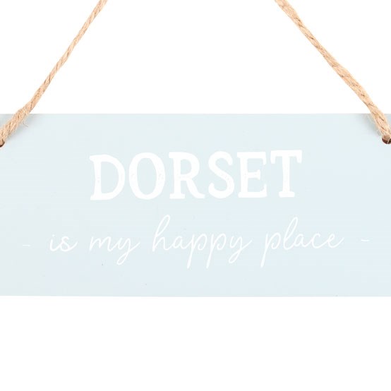 Dorset is My Happy Place Hanging Sign Dorset is My Happy Place Hanging Sign - Image 2