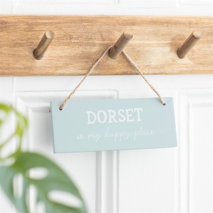 Dorset is My Happy Place Hanging Sign Dorset is My Happy Place Hanging Sign - Image 4