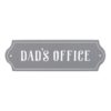 Dad's Office Wall Plaque