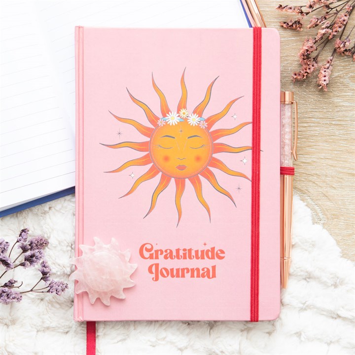 The Sun Gratitude Journal with Rose Quartz Pen The Sun Gratitude Journal with Rose Quartz Pen - Image 5