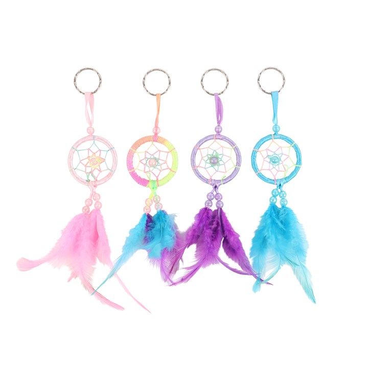 Set of 32 Mini Pastel Dreamcatchers on Display Set of 32 Mini Pastel Dreamcatchers on Display - Image 3