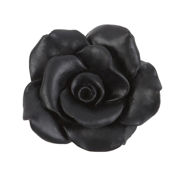 Black Rose Resin Incense Stick Holder Black Rose Resin Incense Stick Holder - Image 2
