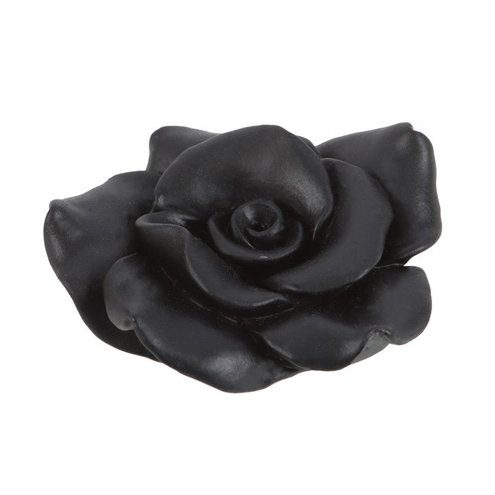 Black Rose Resin Incense Stick Holder Black Rose Resin Incense Stick Holder - Image 3