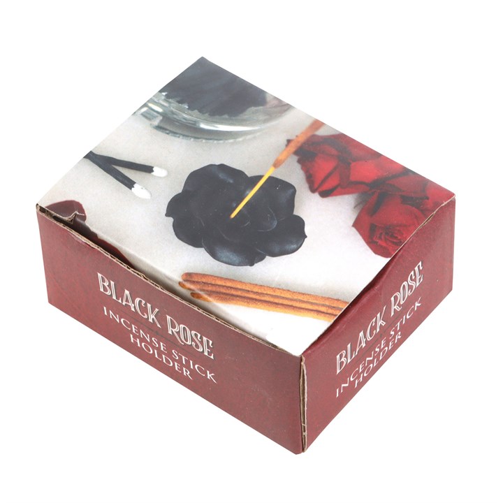 Black Rose Resin Incense Stick Holder Black Rose Resin Incense Stick Holder - Image 4