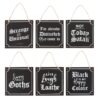 Set of 12 Gothic Mini Signs Set of 12 Gothic Mini Signs