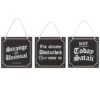 Set of 12 Gothic Mini Signs