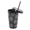 Pentagram Plastic Tumbler with Straw Pentagram Plastic Tumbler with Straw