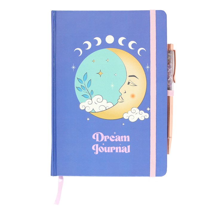 The Moon Dream Journal with Amethyst Pen The Moon Dream Journal with Amethyst Pen