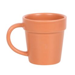 Alternative view of Plain Plant Pot Ceramic Mug and Shovel Spoon
