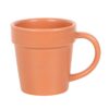 Plain Plant Pot Ceramic Mug and Shovel Spoon Plain Plant Pot Ceramic Mug and Shovel Spoon