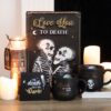 Til Death Do Us Part Amber Noir Tube Candle Til Death Do Us Part Amber Noir Tube Candle