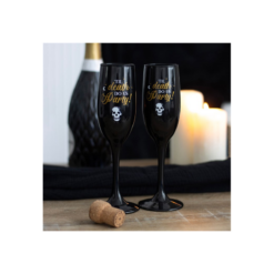 Alternative view of Til Death Do Us Party Champagne Flute Set