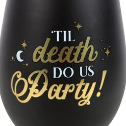 Alternative view of Til Death Do Us Party Stemless Wine Glass