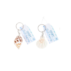 Alternative view of Pack of 12 Nautical Metal Keyrings